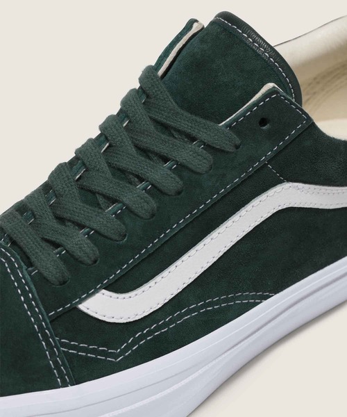 VANS(バンズ)の「VANS PREMIUM オールドスクール(スニーカー・メンズ・ダークグリーン・4.5/5/5.5/6.5/7/8.5/9/9.5/11/6/10.5/10/8/7.5/12/11.5/4)」の6枚目の写真
