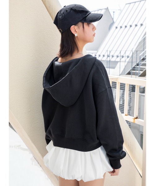 NEW BALANCE(ニューバランス)の「Linear Heritage フリースフルジップ(パーカー・レディース・ブラック/ライトベージュ・SMALL/LARGE/X-LARGE/MEDIUM)」の20枚目の写真