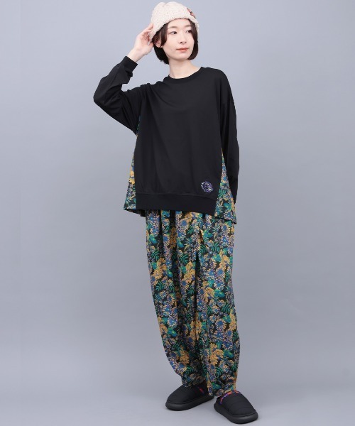 チチカカ(チチカカ)の「ドライ軽量ストレッチUVタイ風パンツ(その他パンツ・レディース・その他1/ブラック・FREE)」の4枚目の写真