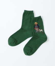 POLO RALPH LAUREN（ポロ ラルフ ローレン）の「POLO RALPH LAUREN BACK TO SCHOOL BEAR キッズソックス 04863751（ソックス/靴下）」