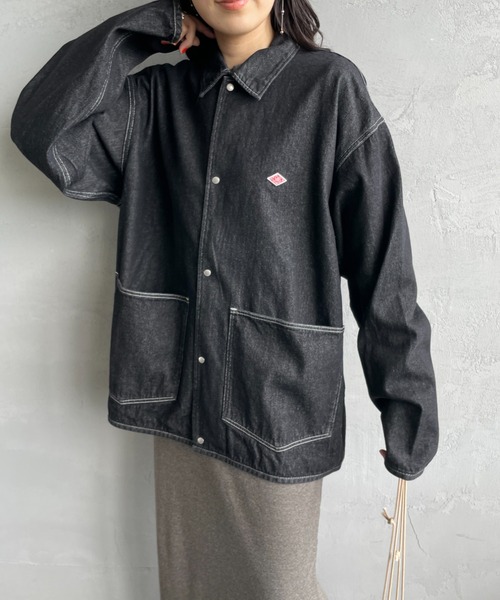 WEB限定】[DANTON/ダントン] KATSURAGI カバーオール デニムジャケット