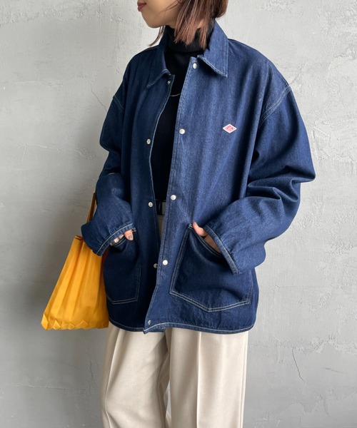 DANTON（ダントン）の「[DANTON/ダントン] KATSURAGI カバーオール デニムジャケット（デニムジャケット・レディース・ブラック/ブルー・40/42）」の17枚目の写真