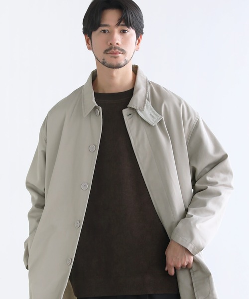 SPU(スプ)の「カットコーデュロイクルーネックスウェット(スウェット・メンズ・ブラック/ワイン/オフホワイト/ダークブラウン・S/M/L/XL)」の21枚目の写真