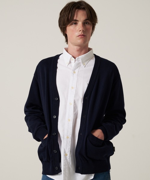 セール】ファイン ゲージ Vネックカーディガン（カーディガン/ボレロ