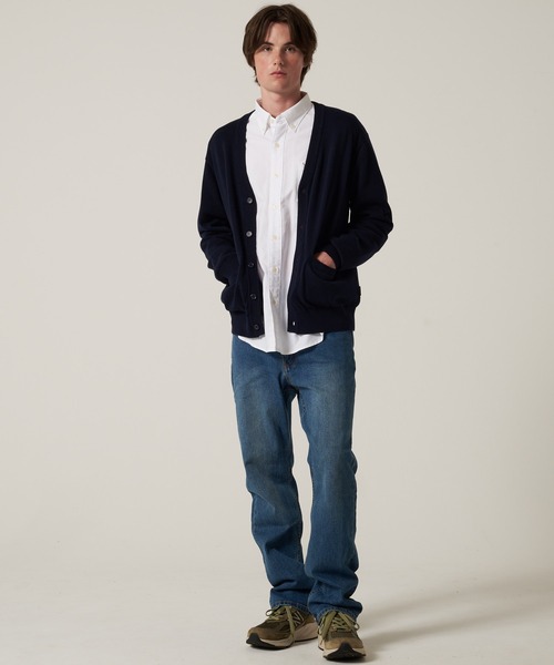 Eddie Bauer(エディーバウアー)の「ファイン ゲージ Vネックカーディガン(カーディガン/ボレロ・メンズ・グレー/ネイビー/ダークオレンジ・S/M/L/XL/XXL)」の13枚目の写真