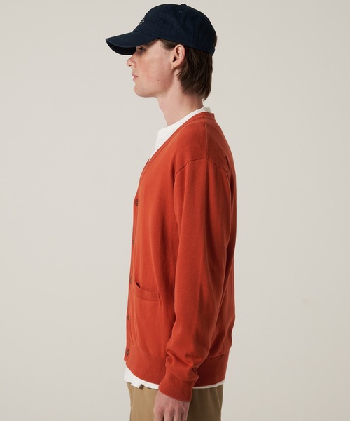 Eddie Bauer(エディーバウアー)の「ファイン ゲージ Vネックカーディガン(カーディガン/ボレロ・メンズ・グレー/ネイビー/ダークオレンジ・S/M/L/XL/XXL)」の7枚目の写真
