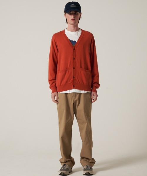 Eddie Bauer(エディーバウアー)の「ファイン ゲージ Vネックカーディガン(カーディガン/ボレロ・メンズ・グレー/ネイビー/ダークオレンジ・S/M/L/XL/XXL)」の14枚目の写真
