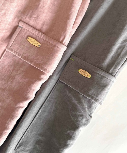 Q(キュー)の「ピーチジョガーパンツ(その他パンツ・レディース・ベビーピンク/グレー・MEDIUM)」の10枚目の写真