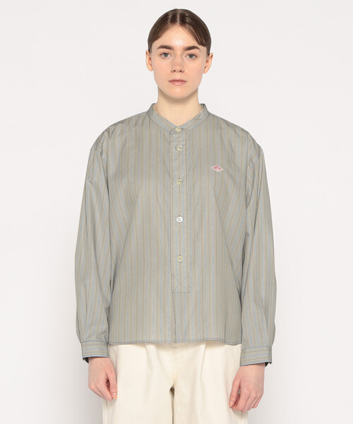 ダントン シャツ ブラウス Men's T/C Poplin Short Sleeve Work Shirt（シャツ/ブラウス