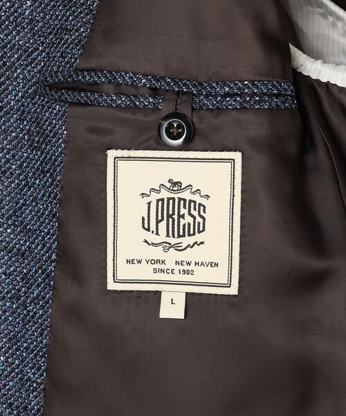 J.PRESS(ジェイプレス)の「【ZIGNONE SOUL / ジニョーネ ソウル】 ウールシルクツイード ジャケット(テーラードジャケット・メンズ・ダルブルー系・MEDIUM/BL/BM/X-LARGE/LARGE)」の18枚目の写真