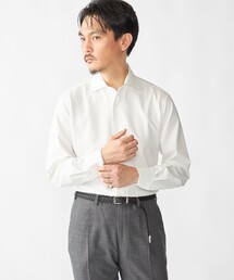 SHIPS: ジャージー ソリッド ワンピースカラー シャツ