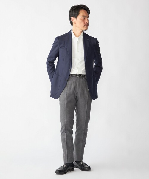 SHIPS（シップス）の「SHIPS: ジャージー ソリッド ワンピースカラー シャツ（Tシャツ/カットソー・メンズ・ホワイト・SMALL/MEDIUM/LARGE/X-LARGE）」の10枚目の写真