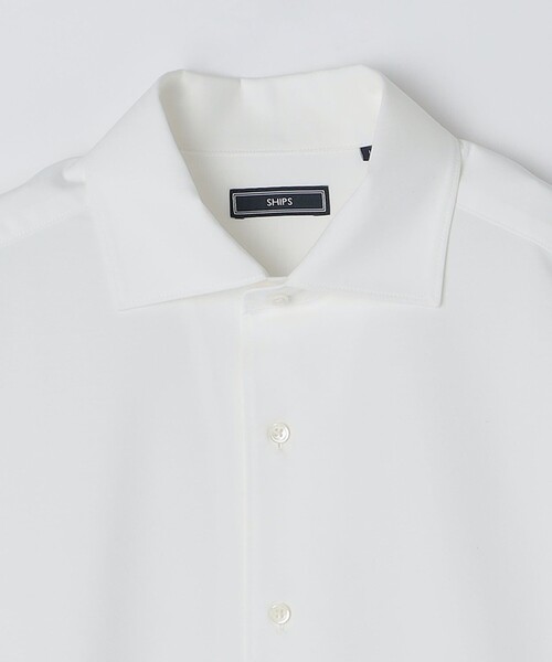 SHIPS（シップス）の「SHIPS: ジャージー ソリッド ワンピースカラー シャツ（Tシャツ/カットソー・メンズ・ホワイト・SMALL/MEDIUM/LARGE/X-LARGE）」の13枚目の写真