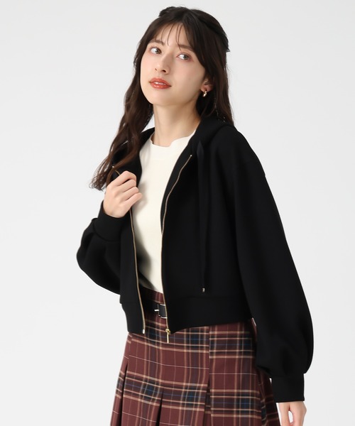 31 Sons de mode(トランテアン ソン ドゥ モード)の「2025秋冬新作 ボリュームスリーブパーカー(パーカー・レディース・ブラック/モカ/アイボリー・フリ-)」の5枚目の写真