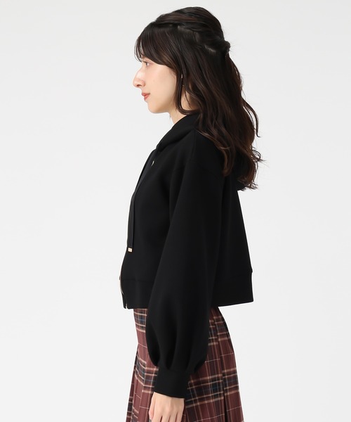 31 Sons de mode(トランテアン ソン ドゥ モード)の「2025秋冬新作 ボリュームスリーブパーカー(パーカー・レディース・ブラック/モカ/アイボリー・フリ-)」の9枚目の写真