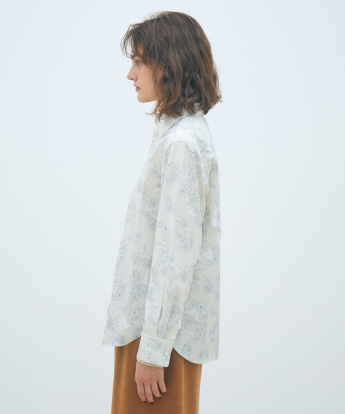 MACPHEE（マカフィー）の「ブルームプリント レギュラーカラーシャツ