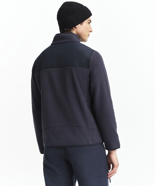 AIGLE(エーグル)の「POLARTEC 200 ポーラテック ジップアップフリース(ブルゾン・メンズ・ダークネイビー/オフホワイト・S/L/M)」の13枚目の写真