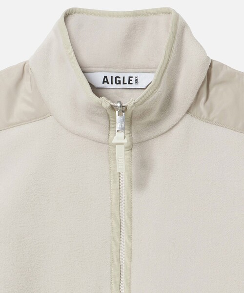 AIGLE(エーグル)の「POLARTEC 200 ポーラテック ジップアップフリース(ブルゾン・メンズ・ダークネイビー/オフホワイト・S/L/M)」の17枚目の写真