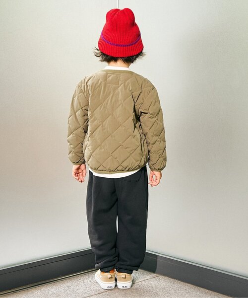 F.O.KIDS(エフオーキッズ)の「【ジュニア対応】FO SMILE APカットソーパンツ(スウェットパンツ・キッズ・チャコール/ブラウン/アイボリー・110/100/90/140/130/80/120)」の5枚目の写真