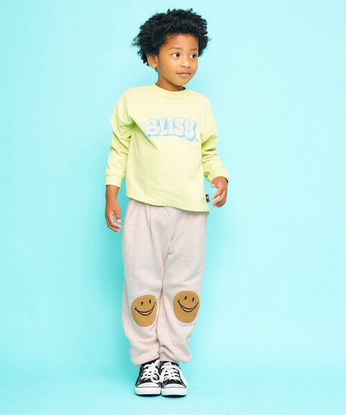 F.O.KIDS(エフオーキッズ)の「【ジュニア対応】FO SMILE APカットソーパンツ(スウェットパンツ・キッズ・チャコール/ブラウン/アイボリー・110/100/90/140/130/80/120)」の7枚目の写真