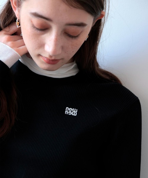 Jines(ジネス)の「オーガニックシアーテレコタートルトップス(Tシャツ/カットソー・レディース・ホワイト/グレー・38)」の3枚目の写真