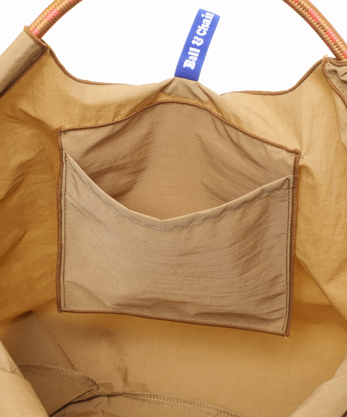 正規品 BALL＆CHAIN×TOLIGHT バッグ エコバッグ M ベージュ WEB+一部店舗限定カラー》別注【BALL＆CHAIN ×TOLIGHT】BAGMサイズ