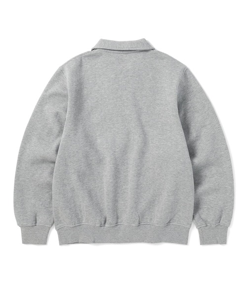 thisisneverthat（ディスイズネバーザット）の「Open Collar Sweatshirt（シャツ/ブラウス・メンズ・ネイビー/ヘザーグレー/イエロー系その他・L/M/S/XL）」の6枚目の写真