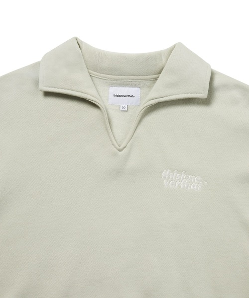 thisisneverthat（ディスイズネバーザット）の「Open Collar Sweatshirt（シャツ/ブラウス・メンズ・ネイビー/ヘザーグレー/イエロー系その他・L/M/S/XL）」の11枚目の写真