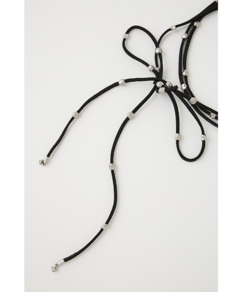 MOUSSY（マウジー）の「BEADED F/SUEDE チョーカー（チョーカー・レディース・ブラック/ベージュ・FREE）」の13枚目の写真