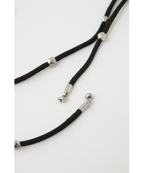 MOUSSY（マウジー）の「BEADED F/SUEDE チョーカー（チョーカー・レディース・ブラック/ベージュ・FREE）」の11枚目の写真