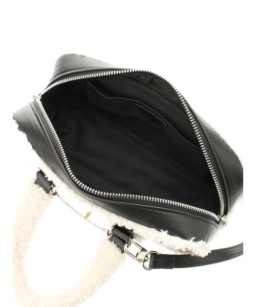 EMODA（エモダ）の「クラシックフェイクムートンバッグ（ハンドバッグ・レディース・ブラウン/ブラック/ネイビー・FREE）」の15枚目の写真