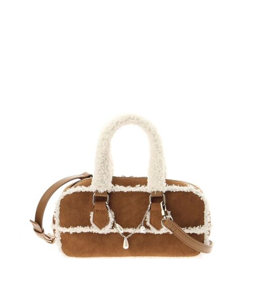 EMODA（エモダ）の「クラシックフェイクムートンバッグ（ハンドバッグ・レディース・ブラウン/ブラック/ネイビー・FREE）」の20枚目の写真