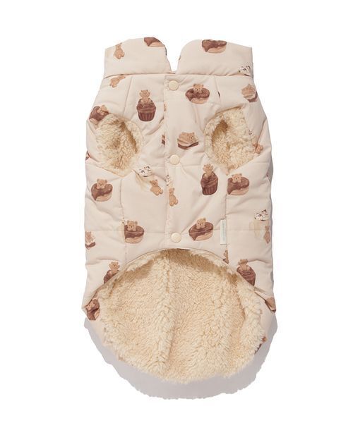 gelato pique（ジェラートピケ）の「【CAT&DOG】XL・XXLサイズ中綿ベスト（ペットウェア・レディース・ピンク/チャコールグレー/ベージュ・XXL/XL）」の18枚目の写真