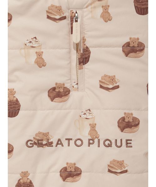 gelato pique（ジェラートピケ）の「【CAT&DOG】XL・XXLサイズ中綿ベスト（ペットウェア・レディース・ピンク/チャコールグレー/ベージュ・XXL/XL）」の19枚目の写真