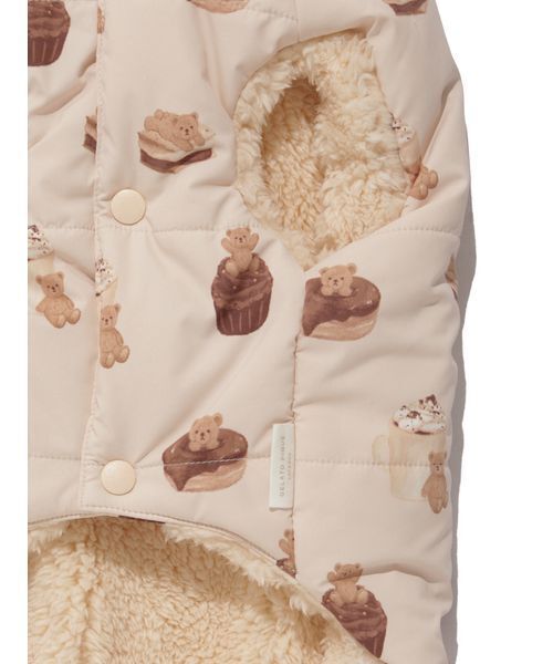 gelato pique（ジェラートピケ）の「【CAT&DOG】XL・XXLサイズ中綿ベスト（ペットウェア・レディース・ピンク/チャコールグレー/ベージュ・XXL/XL）」の20枚目の写真