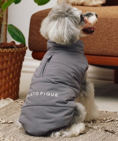 セール】【CAT&DOG】XL・XXLサイズ中綿ベスト（ペットウェア）｜gelato