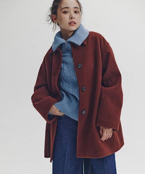 セール】ハーフジップケーブルニット（ニット/セーター）｜N.（N