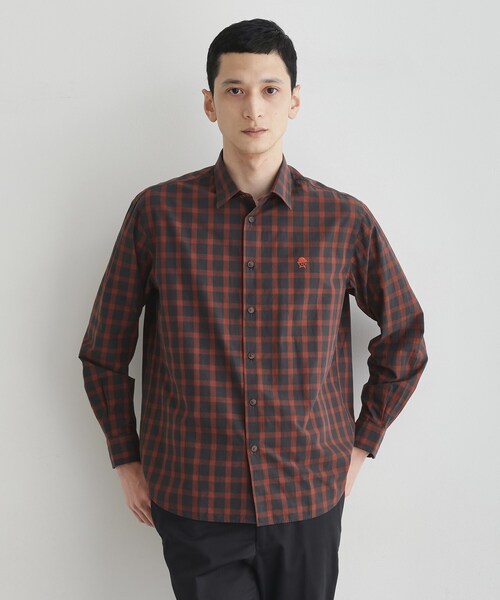 TAKEO KIKUCHI(タケオキクチ)の「【LIMITED】ダークチェック長袖シャツ(シャツ/ブラウス・メンズ・ダークグリーン系1/ブラック系1/チャコールグレー/ブルー系その他3・04/03/02/01)」の6枚目の写真