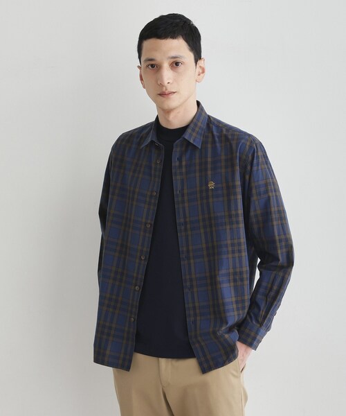 TAKEO KIKUCHI(タケオキクチ)の「【LIMITED】ダークチェック長袖シャツ(シャツ/ブラウス・メンズ・ダークグリーン系1/ブラック系1/チャコールグレー/ブルー系その他3・04/03/02/01)」の14枚目の写真