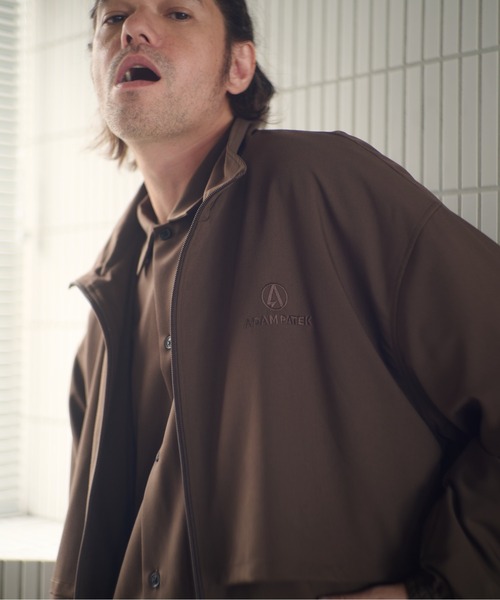 ADAM PATEK（アダムパテック）の「ADAMPATEK/stand collar blouson/スタンドカラーブルゾン（ブルゾン・メンズ・ブラック/ブラウン/ダークグレー・1/2）」の16枚目の写真