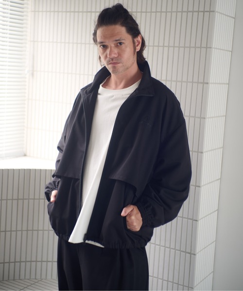 ADAM PATEK（アダムパテック）の「ADAMPATEK/stand collar blouson/スタンドカラーブルゾン（ブルゾン・メンズ・ブラック/ブラウン/ダークグレー・1/2）」の22枚目の写真