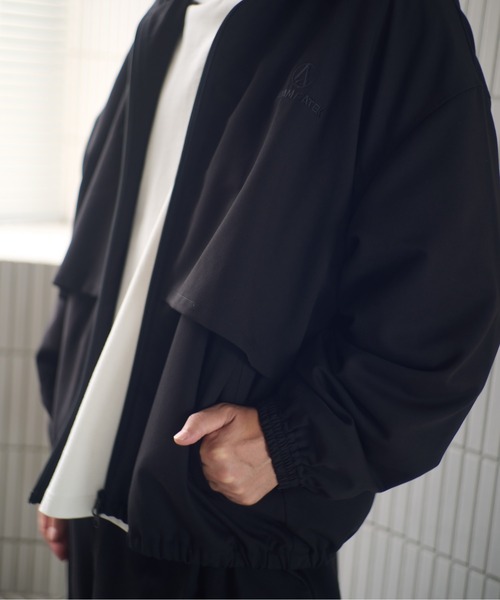 ADAM PATEK（アダムパテック）の「ADAMPATEK/stand collar blouson/スタンドカラーブルゾン（ブルゾン・メンズ・ブラック/ブラウン/ダークグレー・1/2）」の18枚目の写真