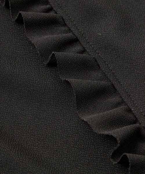 un dix cors(アンディコール)の「《コーデのアクセントに◎》カットジョーゼットサイドフリルパンツ(スウェットパンツ・レディース・ブラック/グレー・FREE)」の21枚目の写真