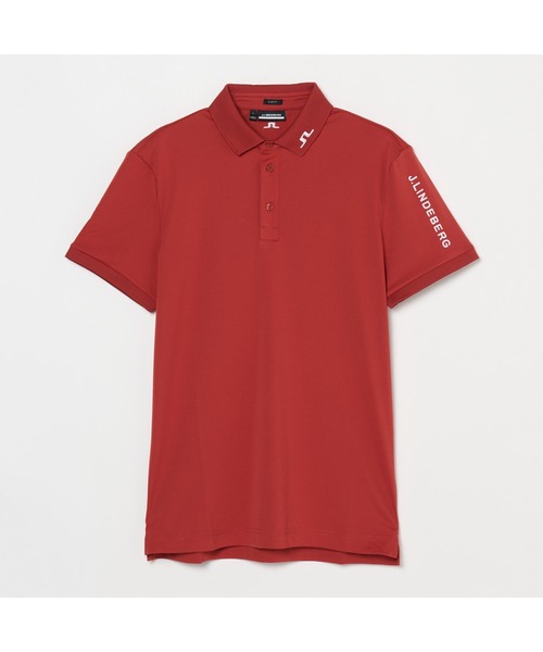 J.LINDEBERG(ジェイリンドバーグ)の「【J.LINDEBERG/GOLF】袖ロゴ刺繍ポロ(ポロシャツ・メンズ・チャコール/インディゴブルー/ライトグレー系/ターコイズブルー/アイボリー/レッド/パープル系/カーキ系・44/46)」の8枚目の写真