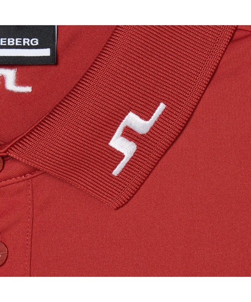 J.LINDEBERG(ジェイリンドバーグ)の「【J.LINDEBERG/GOLF】袖ロゴ刺繍ポロ(ポロシャツ・メンズ・チャコール/インディゴブルー/ライトグレー系/ターコイズブルー/アイボリー/レッド/パープル系/カーキ系・44/46)」の22枚目の写真