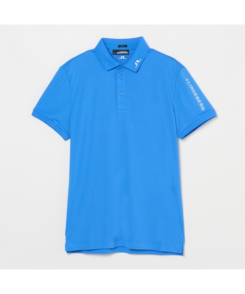J.LINDEBERG(ジェイリンドバーグ)の「【J.LINDEBERG/GOLF】袖ロゴ刺繍ポロ(ポロシャツ・メンズ・チャコール/インディゴブルー/ライトグレー系/ターコイズブルー/アイボリー/レッド/パープル系/カーキ系・44/46)」の15枚目の写真