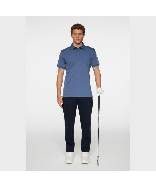 J.LINDEBERG(ジェイリンドバーグ)の「【J.LINDEBERG/GOLF】袖ロゴ刺繍ポロ(ポロシャツ・メンズ・チャコール/インディゴブルー/ライトグレー系/ターコイズブルー/アイボリー/レッド/パープル系/カーキ系・44/46)」の19枚目の写真