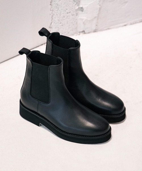 CAMINANDO（カミナンド）の「CAMINANDO W SIDE GOA SHORT BOOTS 25106W（ブーツ・レディース・ブラック・24㎝/25㎝/23cm）」の2枚目の写真