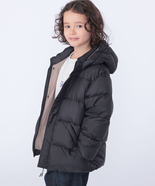 SHIPS（シップス）の「SHIPS KIDS:100～130cm /〈撥水/手洗い可能〉リサイクル ダウン ジャケット（ダウンジャケット/コート・キッズ・ブラック/ミント・100/110/120/130）」の6枚目の写真