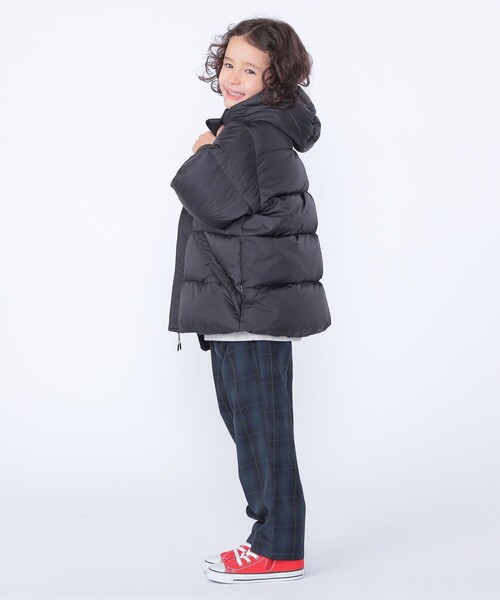 SHIPS（シップス）の「SHIPS KIDS:100～130cm /〈撥水/手洗い可能〉リサイクル ダウン ジャケット（ダウンジャケット/コート・キッズ・ブラック/ミント・100/110/120/130）」の8枚目の写真